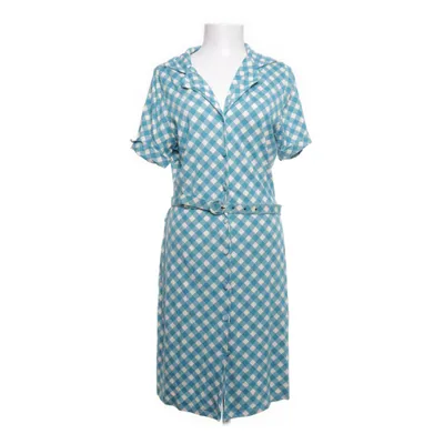 Blousejurk (Blauw, Wit) van King Louie Viscose, Elastaan