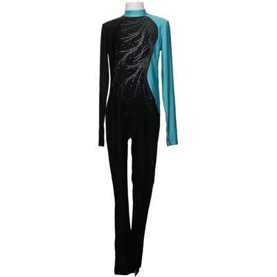 Gymnastics leotard (Black, Blue) from Iefiel