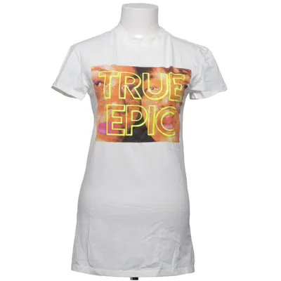 T-shirt (Vit, Flerfärgad) från Bershka Bomull