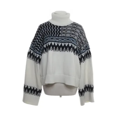 Turtleneck (Blue, White) from l Acn de mie Acrylic, Elastane, Merino wool, Nylon, Polyester