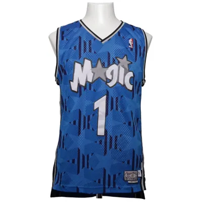 Basketball shirt (Blue, Black) from Mitchell & Ness Polyester