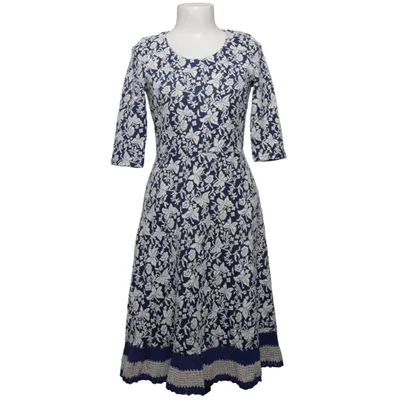 Robe (Bleu, Blanc) de Yumi Coton, Élasthane, Polyester, Viscose