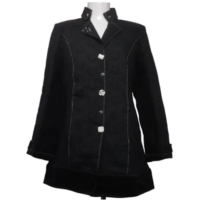 Manteau (Noir) de Bottega Acétate, Polyamide, Polyester