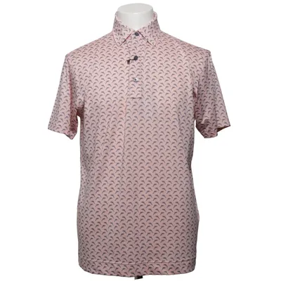 Polo shirt (Pink, Blue) from Footjoy Elastane, Polyester