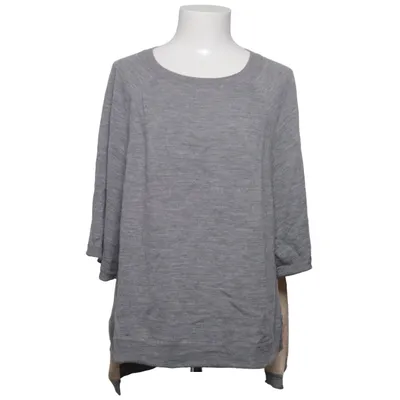 Sweater (Gray, Beige) from By Malene Birger Silk, Wool