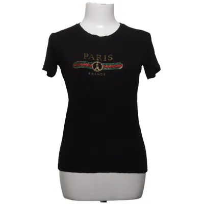T-shirt (Noir) de Attitude Élasthane, Viscose