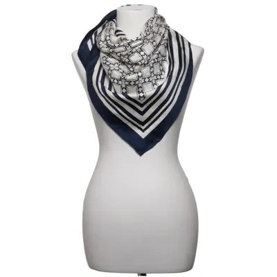 Suit scarf (Blue, White) from Marella Silk