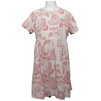 Dress (Beige, Red) from Mini Rodini Cotton