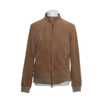 Leren jack (Bruin) van Bomboogie Polyester, Leer