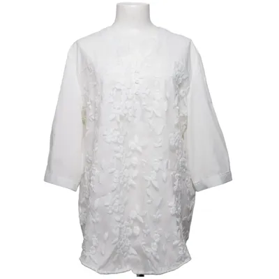 Bluse (Hvid) fra L.B.C. Elastan, Polyester