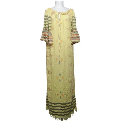 Maxi dress (Yellow, Multicolored) from Tarifa Soul Viscose