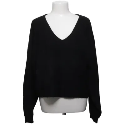 Pull-over (Noir) de H&M Basic Polyester, Acrylique, Laine, Élasthane