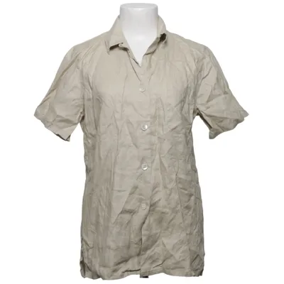 Short sleeve shirt (Beige) from Gigue Linen