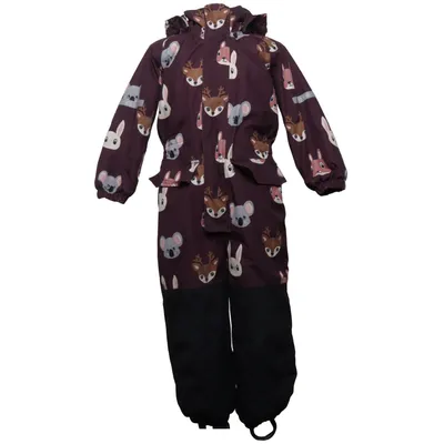 Outdoor overalls (Lilla, Sort, Flerfarvet) fra Lindex Kids Polyester