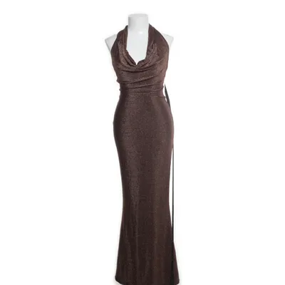 Aftenkjole (Lilla, Guld) fra White Fox Elastan, Nylon, Polyester