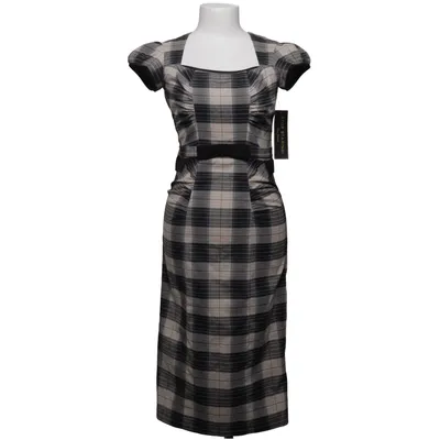 Jurk (Zwart, Wit, Grijs) van Stop Staring Elastaan, Polyester, Viscose
