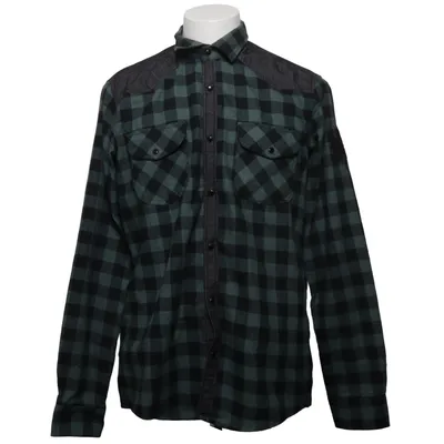 Flanellhemd (Grün, Schwarz) von Rock Denim Baumwolle, Polyester
