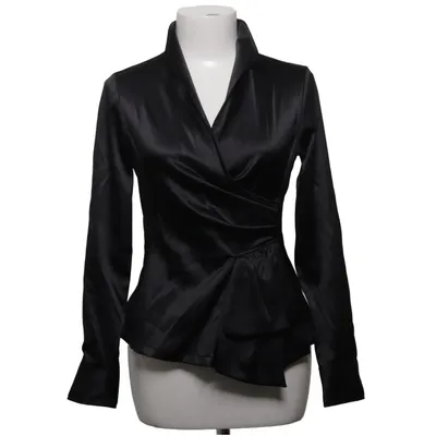 Blouse portefeuille (Noir) de Naracamicie Élasthane, Polyamide, Polyester