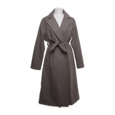 Coat (Brown) from Bik Bok Polyester, Wool