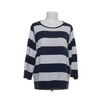 Långärmad t-shirt (Blå, Vit) från Backstage Bomull, Elastan, Polyamid, Ull