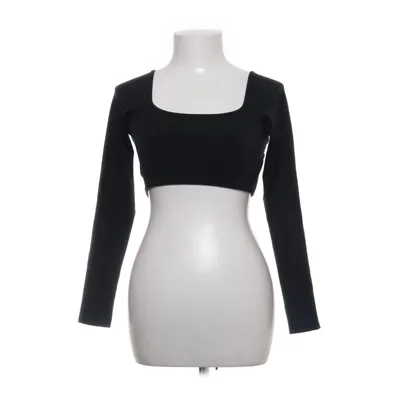 Crop Top (Schwarz) von Teveo Elasthan, Polyamid, Polyester