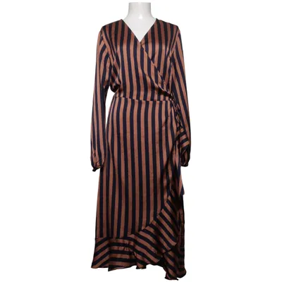 Omlottklänning (Blå, Brun) från Neo Noir Polyester