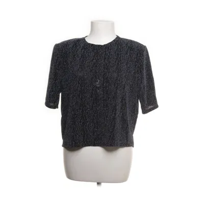 Top (Blue, Black) from Mango Polyamide, Polyester, Silk, Elastane