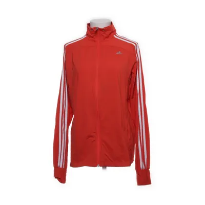 Träningsjacka (Röd, Vit) från Adidas Elastan, Polyamid