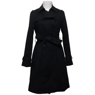 Trenchcoat (Zwart) van Hobbs Katoen, Elastaan, Polyester