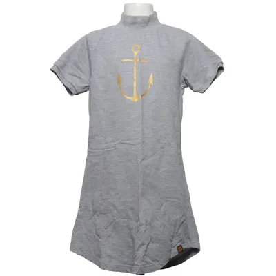 Dress (Gray) from Way .Ink Cotton, Polyester