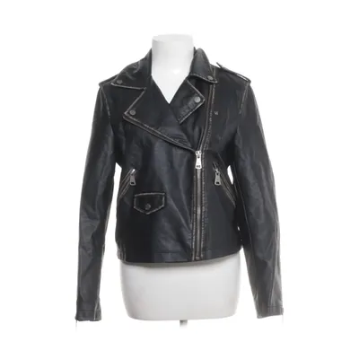 Bikerjack (Zwart) van Andam Polyester, Polyurethaan, Viscose