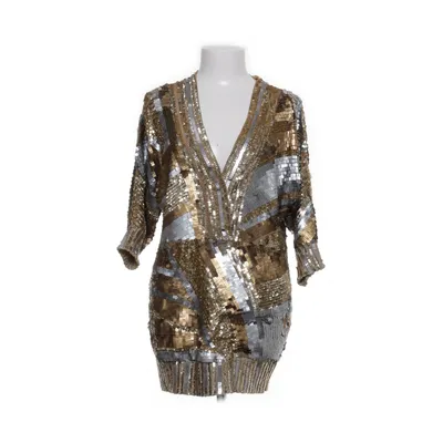 Klänning (Guldfärgad, Silverfärgad, Beige, Flerfärgad) från Just Cavalli Elastan, Silke, Viskos