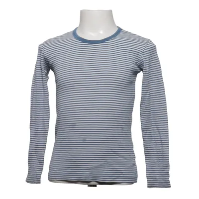 Lange mouwen shirt (Blauw, Wit) van Living Crafts Organisch katoen