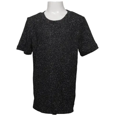 T-shirt (Sort, Sølv) fra Destination Metallfiber, Polyester, Viscose
