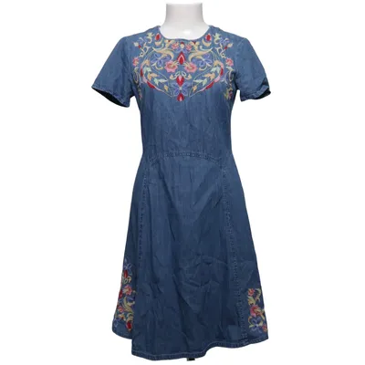 Jeansklänning (Blå, Flerfärgad) från EDC by ESPRIT Bomull, Polyester