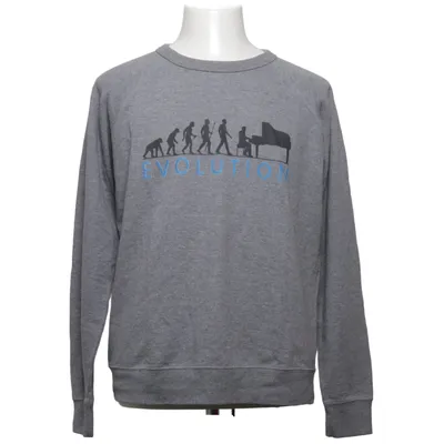 Sweatshirt (Grau) von Delta Fleece Baumwolle, Polyester