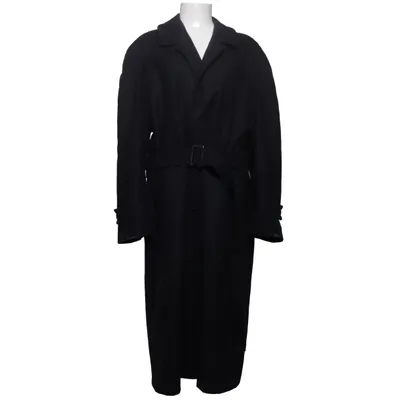 Coat (Black) from Melka Polyamide, Wool