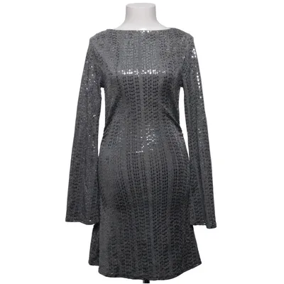 Cocktail dress (Gray, Silver) from Collusion Elastane, Metallic fiber, Polyamide