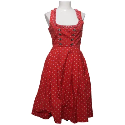 Dirndl (Rouge, Blanc) de Hammerschmid Coton