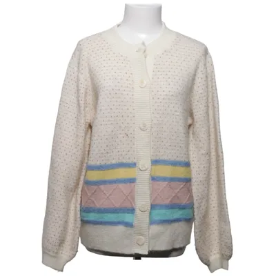 Kofta (Beige, Flerfärgad) från Nümph Akryl, Alpackaull, Elastan, Polyamid, Polyester