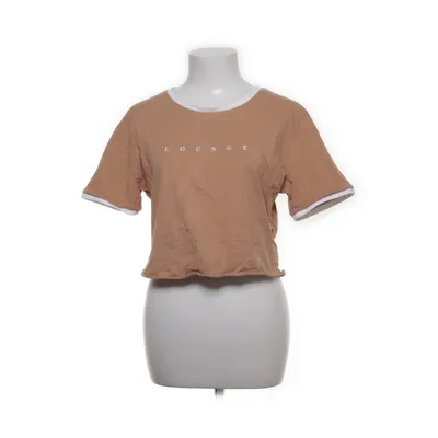 T-shirt (Marron, Blanc) de Lounge Apparel Coton