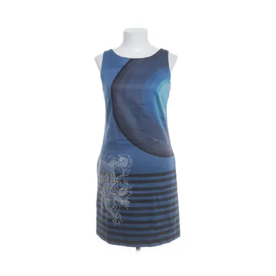 Jurk (Blauw, Meerkleurig) van Desigual Katoen, Elastaan