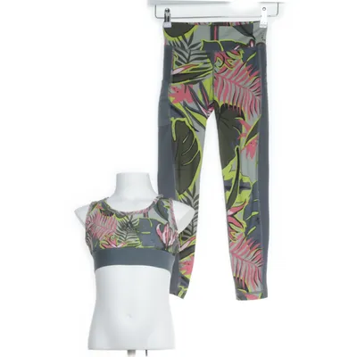 Träningsset (Grå, Flerfärgad) från Adidas Elastan, Polyester