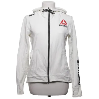 Sweat à capuche (Blanc) de Reebok Coton, Élasthane