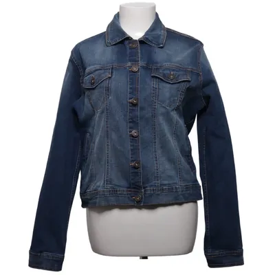 Denimjakke (Blå) fra JYOTHI Bomuld, Elastan, Polyester