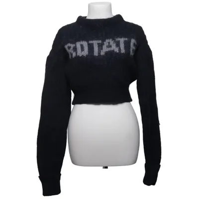 Pull-over (Noir) de Rotate Laine d'alpaga, Polyamide