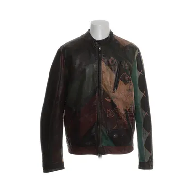 Læderjakke (Flerfarvet) fra Scotch & Soda Polyester, Læder