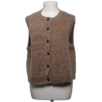 Vest (Brown) from Weekday Polyester, Wool