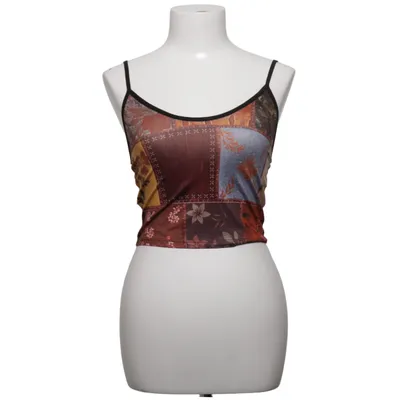 Crop top (Brun, Flerfarvet) fra Romwe