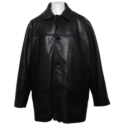 Leather jacket (Black) from Coach Leather, Polyester